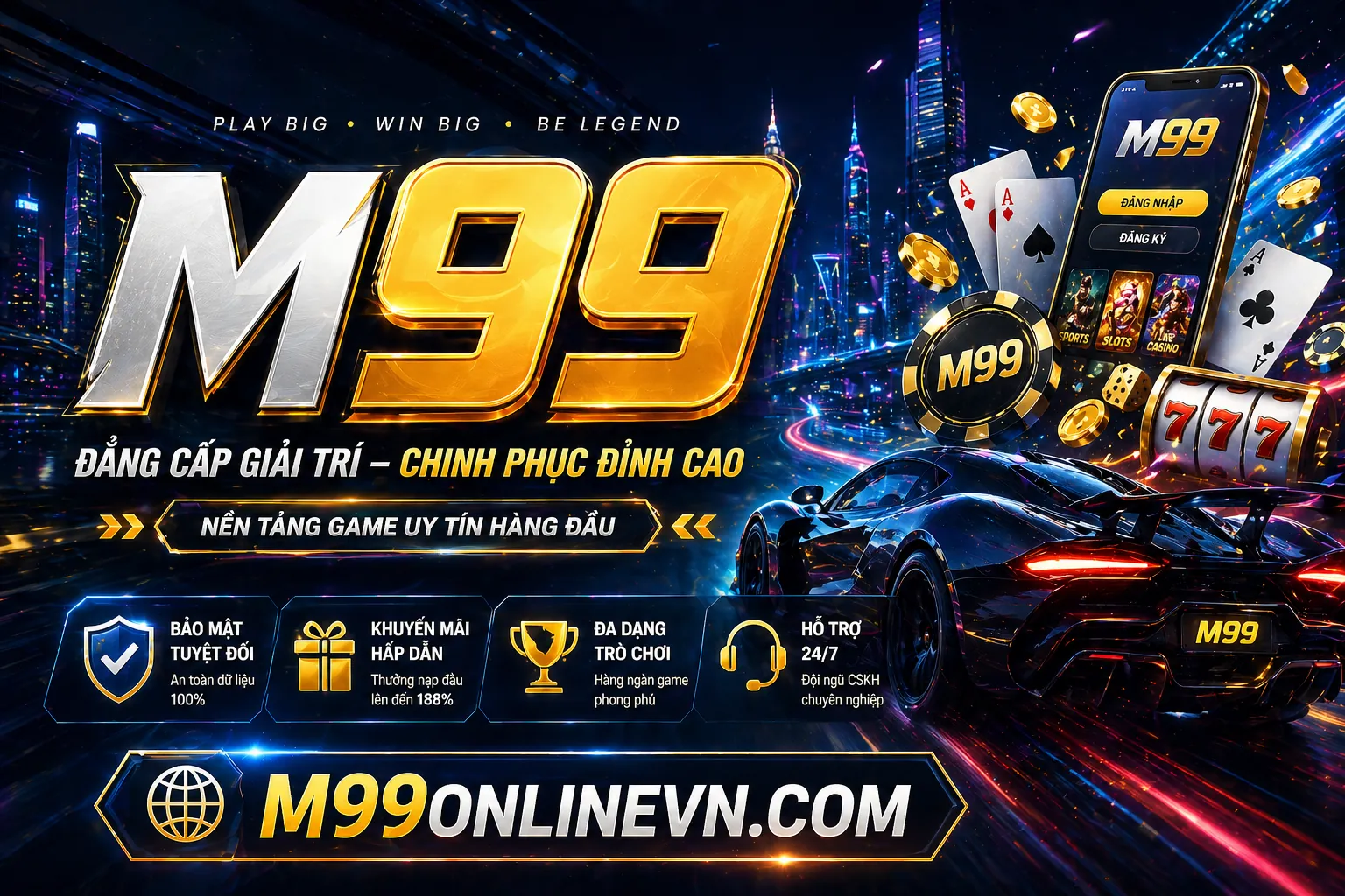 Sân vận động bóng đá với khán đài đông đúc, ánh đèn rực rỡ, tượng trưng cho cá cược thể thao Bong8899 Chính Thức